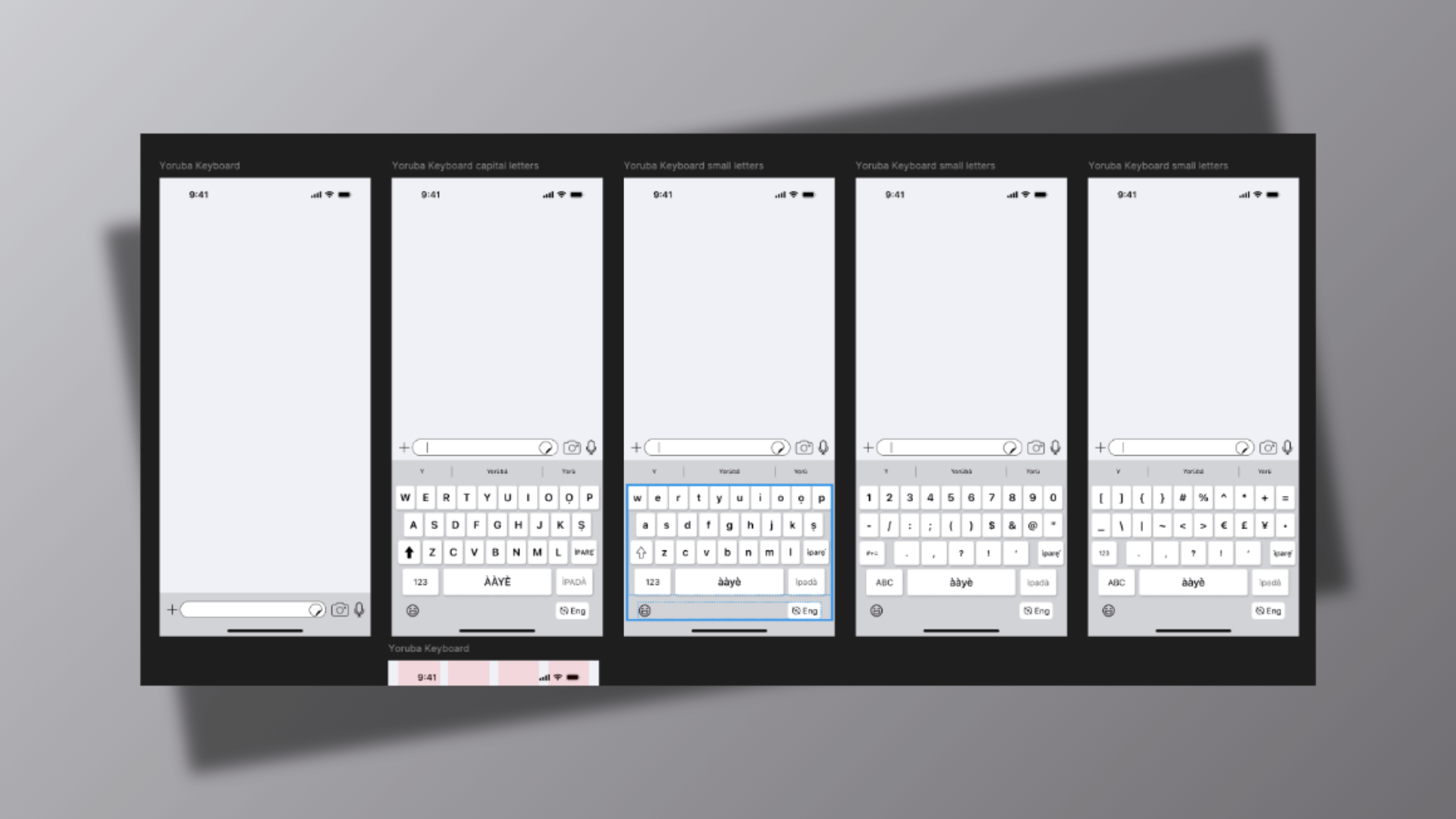 Yoruba Keyboard UI